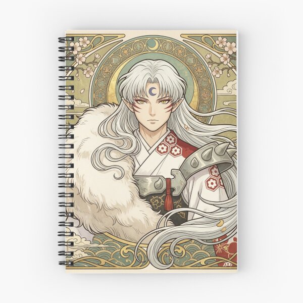 Item preview, Sesshoumaru in the Alphonse Mucha Style designed and sold by Solace Sparkles.