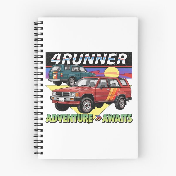 Item preview, Vintage style 1st Gen 4Runner Retro Sunset Offroad Adventure [White Shirt Only] designed and sold by Off-Road-Zone.