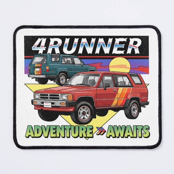 Item preview, Vintage style 1st Gen 4Runner Retro Sunset Offroad Adventure [White Shirt Only] designed and sold by Off-Road-Zone.