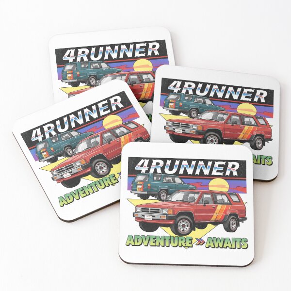 Item preview, Vintage style 1st Gen 4Runner Retro Sunset Offroad Adventure [White Shirt Only] designed and sold by Off-Road-Zone.