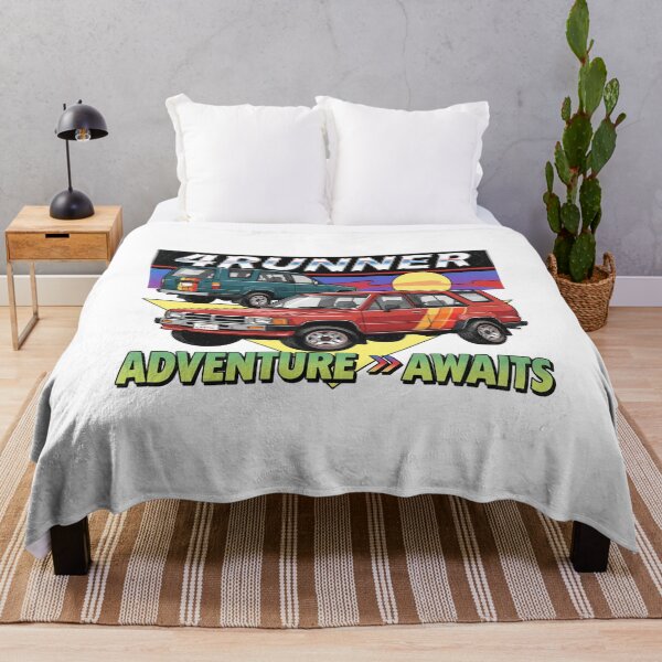 Item preview, Vintage style 1st Gen 4Runner Retro Sunset Offroad Adventure [White Shirt Only] designed and sold by Off-Road-Zone.