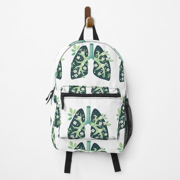 Item preview, Floral Lungs Vintage Botanical Anatomy Dark Green Leaves Flower Aesthetic Streetwear Graphic designed and sold by DesignArtist.ia.
