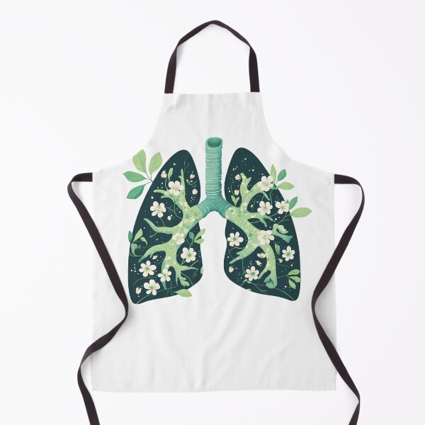 Item preview, Floral Lungs Vintage Botanical Anatomy Dark Green Leaves Flower Aesthetic Streetwear Graphic designed and sold by DesignArtist.ia.