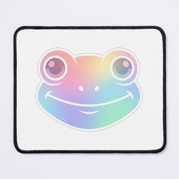 Item preview, Cute Rainbow Gradient Frog Face designed and sold by Owcomm.