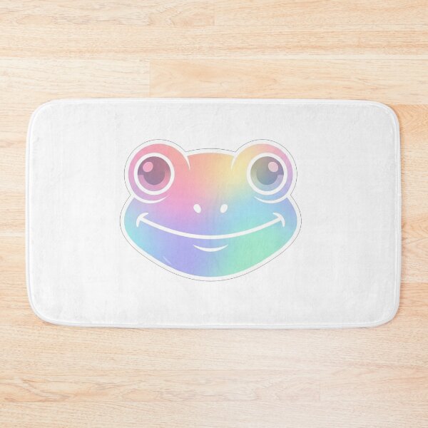 Item preview, Cute Rainbow Gradient Frog Face designed and sold by Owcomm.
