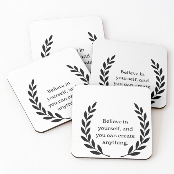 Item preview, Believe In Yourself | You Can Create Anything Inspirational Quote designed and sold by Krish685.