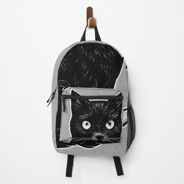 Item preview, Black Cat Moon Celestial Witchy Aesthetic Gothic Cat Design Sticker & T-Shirt designed and sold by Cat-astrophes.