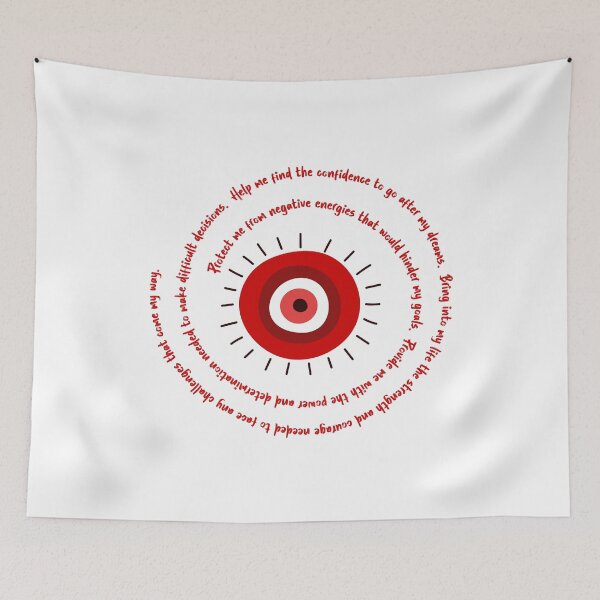Item preview, Red Evil Eye - Protection from Fears & Anxiety designed and sold by TheThankfulTyne.