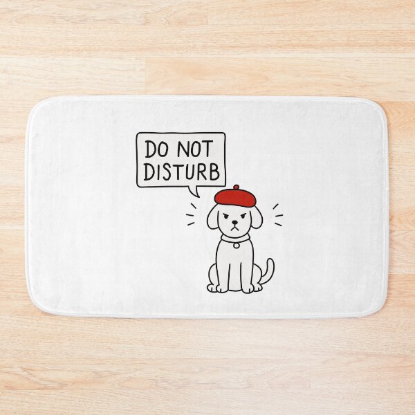 Item preview, Copy of Do Not Disturb Grumpy Dog | Funny Introvert Puppy with Red Beret designed and sold by pinkstickstore.