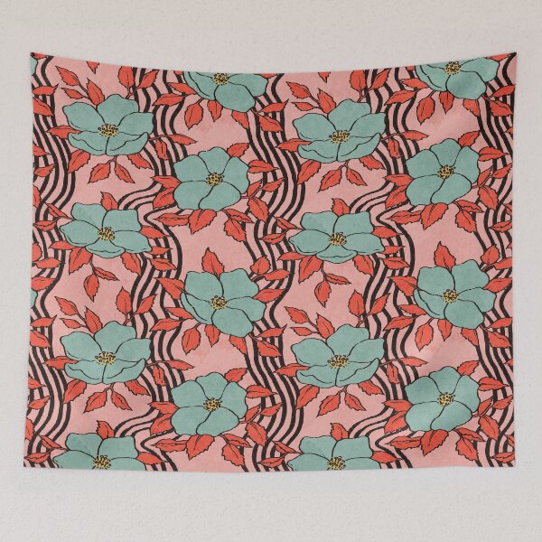 Item preview, Maximalist Single-Petal Rose - efa9a1 designed and sold by knitetgantt.