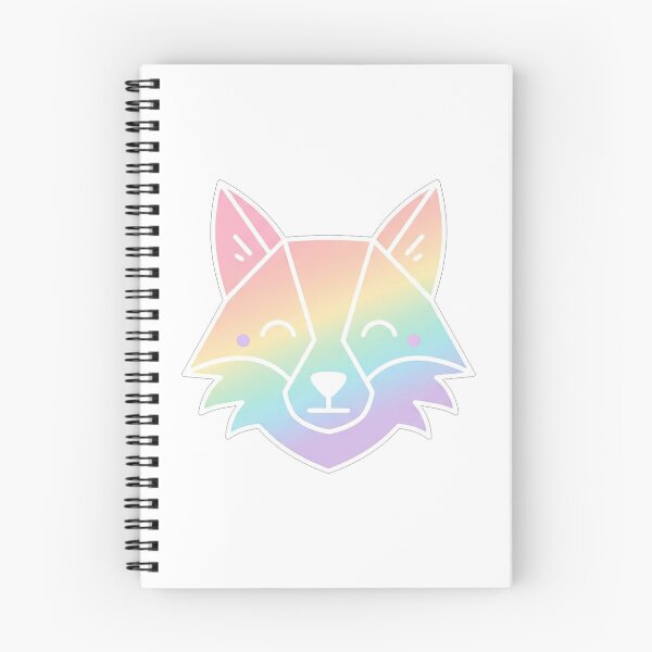 Item preview, Rainbow Geometric Fox Minimalist Line Illustration designed and sold by Owcomm.