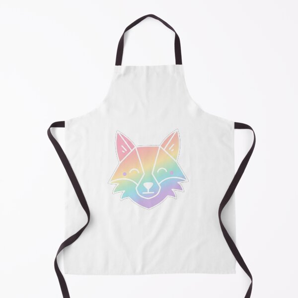 Item preview, Rainbow Geometric Fox Minimalist Line Illustration designed and sold by Owcomm.