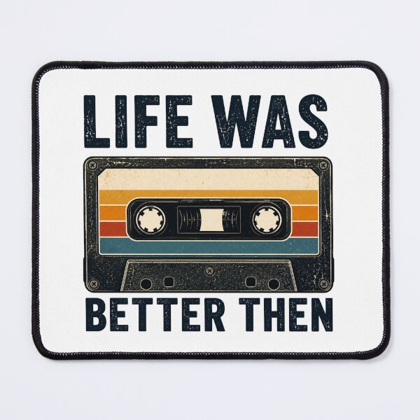 Item preview, Life Was Better Then Retro Cassette Tape Vintage 80s T-Shirt designed and sold by Danny's Tees.