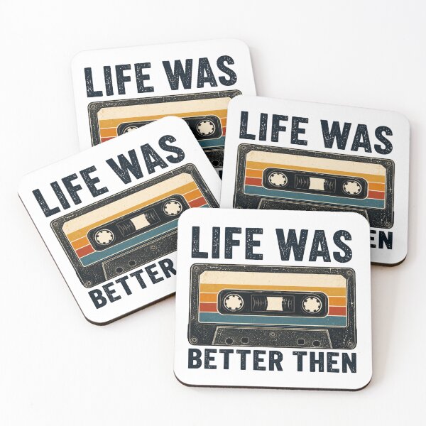 Item preview, Life Was Better Then Retro Cassette Tape Vintage 80s T-Shirt designed and sold by Danny's Tees.