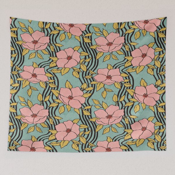 Item preview, Maximalist Single-Petal Rose - 8eb4a7 designed and sold by knitetgantt.