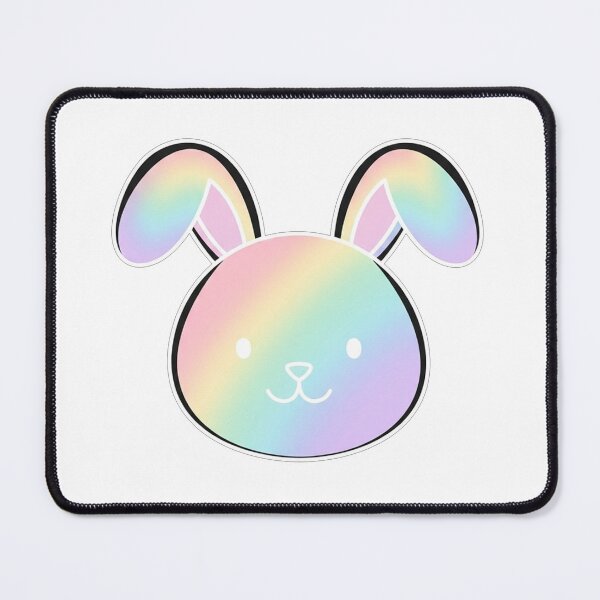 Item preview, Cute Pastel Rainbow Bunny Face designed and sold by Owcomm.