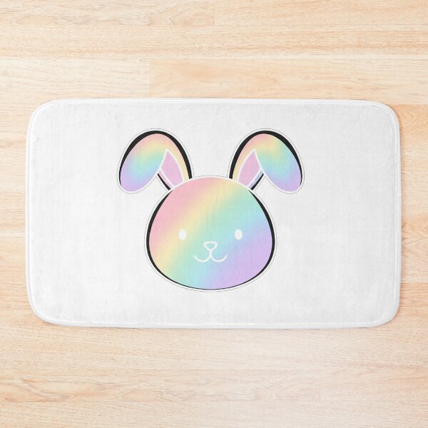 Item preview, Cute Pastel Rainbow Bunny Face designed and sold by Owcomm.