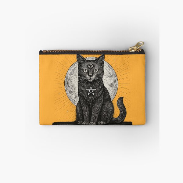 Item preview, Copy of Copy of Black Cat Moon Celestial Witchy Aesthetic Gothic Cat Design Sticker & T-Shirt designed and sold by Cat-astrophes.