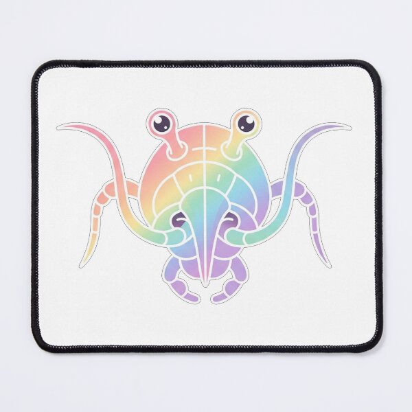 Item preview, Cute Pastel Rainbow Alien Sea Creature designed and sold by Owcomm.