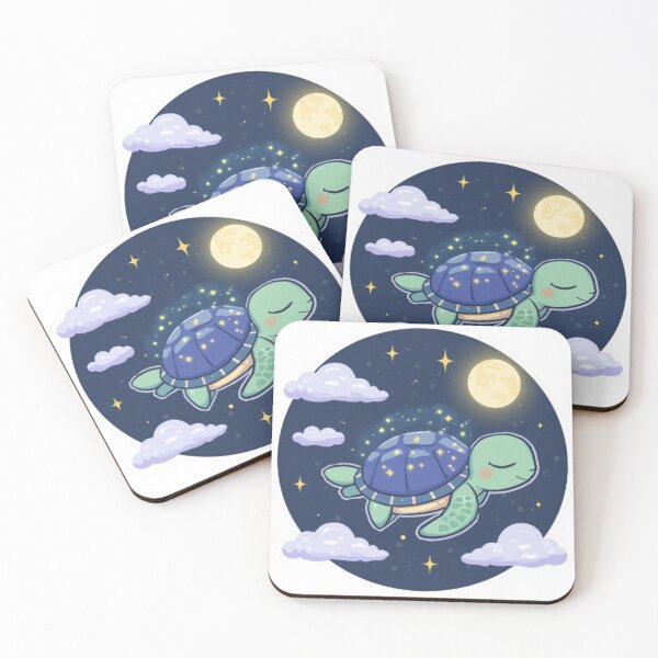 Item preview, Cute Celestial Turtle Kawaii Sticker | Dreamy Moon & Stars designed and sold by Stylestickers55.
