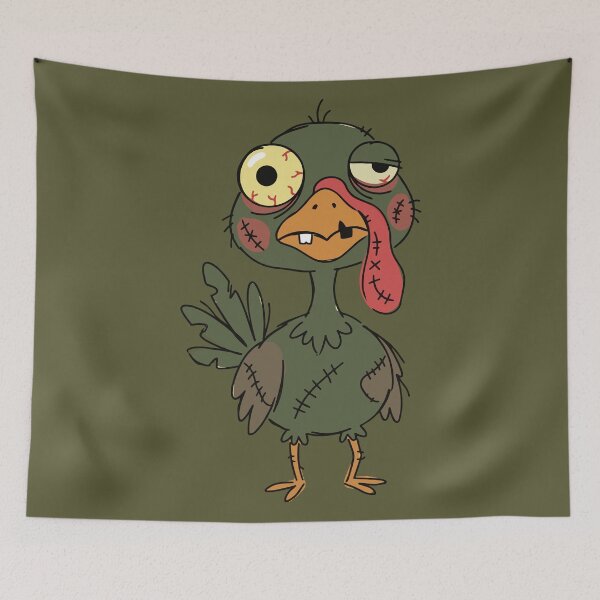 Item preview, Funny Turkey Face Halloween designed and sold by bihtti.