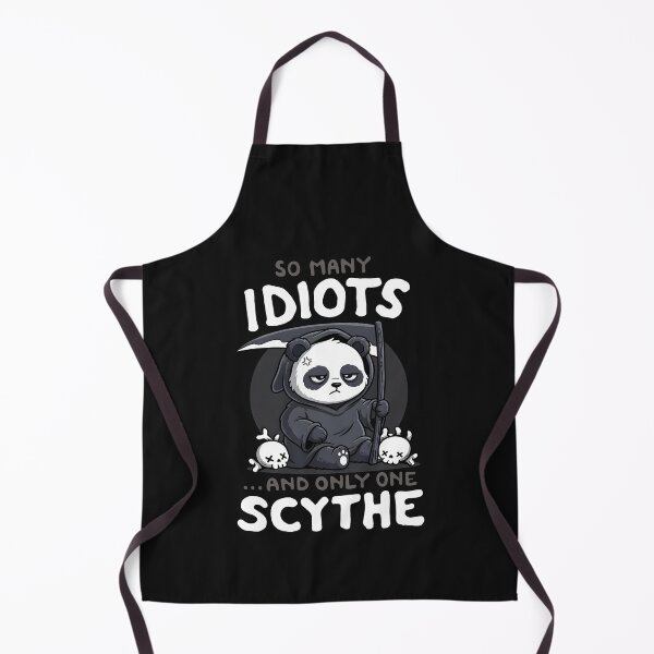 Item preview, Cute Grim Reaper Panda Sarcastic Dark Humor designed and sold by TeddybearClub.