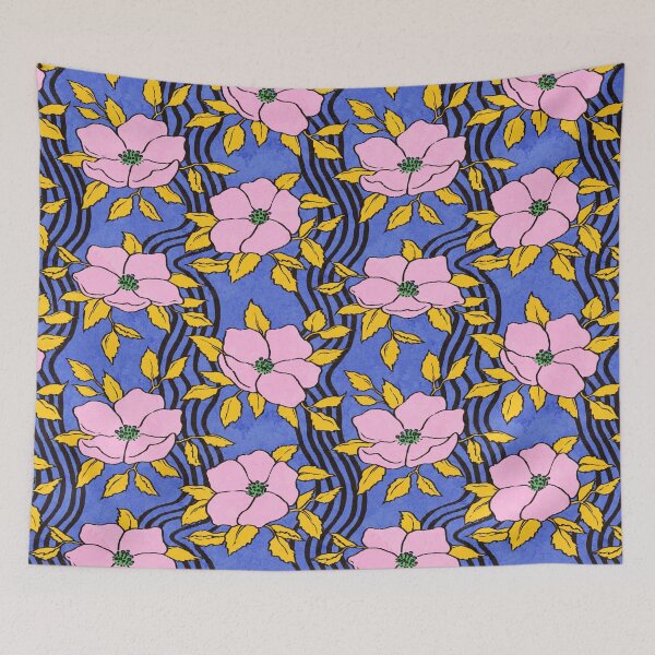 Item preview, Maximalist Single-Petal Rose - 5b73d3 designed and sold by knitetgantt.