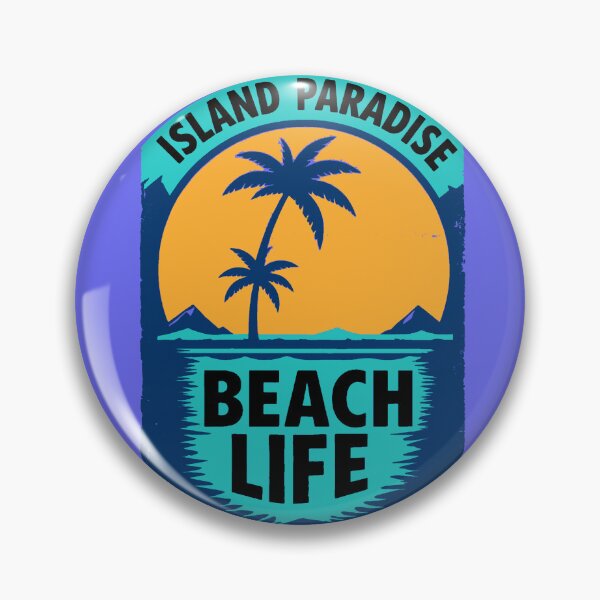 Item preview, Island Paradise Beach Life | Retro Tropical 80s Design designed and sold by AstronautMerch.