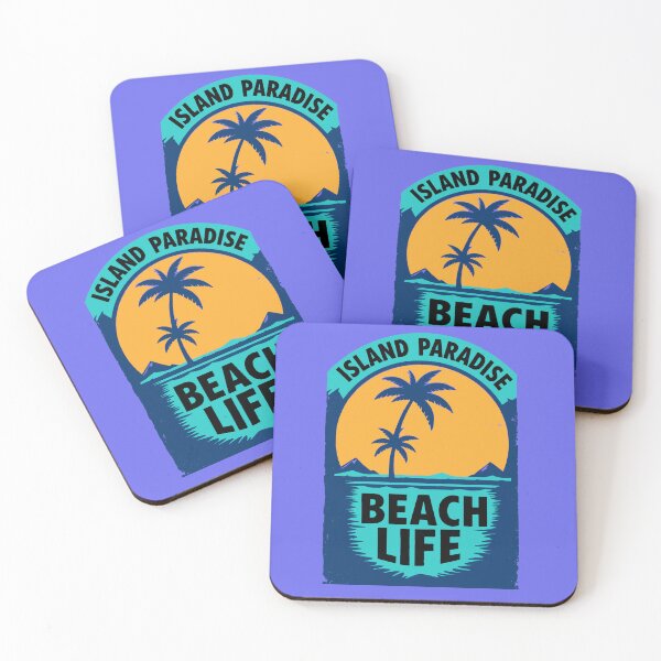 Item preview, Island Paradise Beach Life | Retro Tropical 80s Design designed and sold by AstronautMerch.