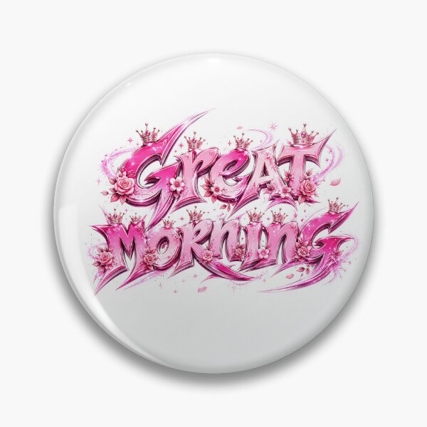 Item preview, Crownblush Glitterrise: Great Morning in Royal Manga Bloom designed and sold by BlissBlvdShop.