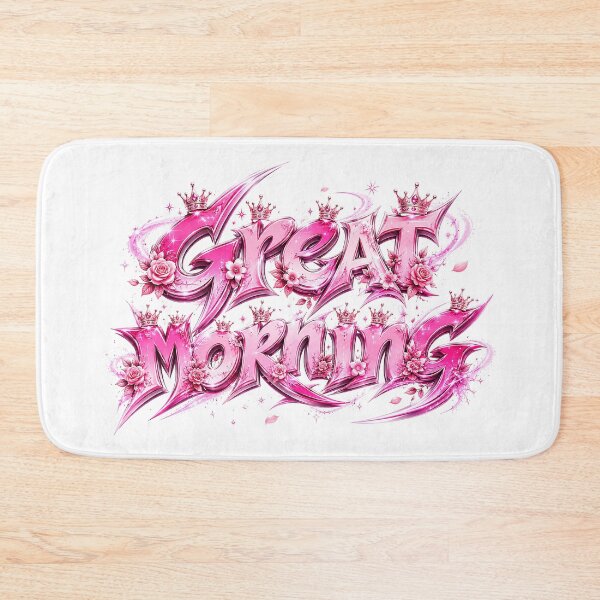 Item preview, Crownblush Glitterrise: Great Morning in Royal Manga Bloom designed and sold by BlissBlvdShop.