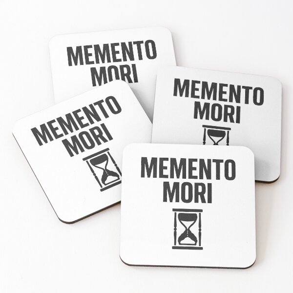 Item preview, Memento Mori Minimal Stoic Quote Shirt Death Reminder (Black Font) designed and sold by TshirtsLabs.