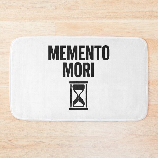 Item preview, Memento Mori Minimal Stoic Quote Shirt Death Reminder (Black Font) designed and sold by TshirtsLabs.
