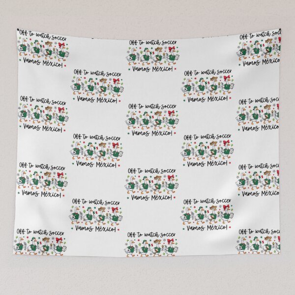 Item preview, Off To Watch Soccer Vamos Mexico Funny Futbol Goose Soccer Fan designed and sold by nojany.