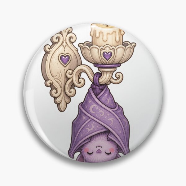 Item preview, Lavender Bat On A Candle Holder designed and sold by The-Art-of-D.