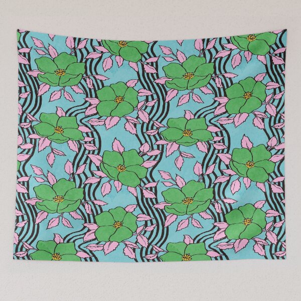Item preview, Maximalist Single-Petal Rose - 81d1da designed and sold by knitetgantt.