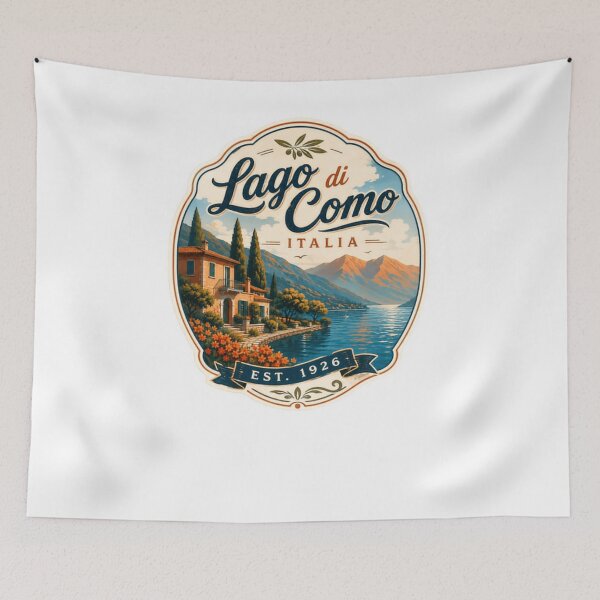 Item preview, Lago Di Como Italia Est. 1926 Lake Como Italy Travel Souvenir designed and sold by Simsimah26Parks.