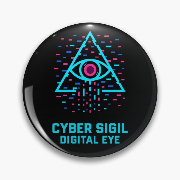 Item preview, Digital Cyber Sigil – Glitch Glyph Symbol designed and sold by JupiterGlitchEmpire.