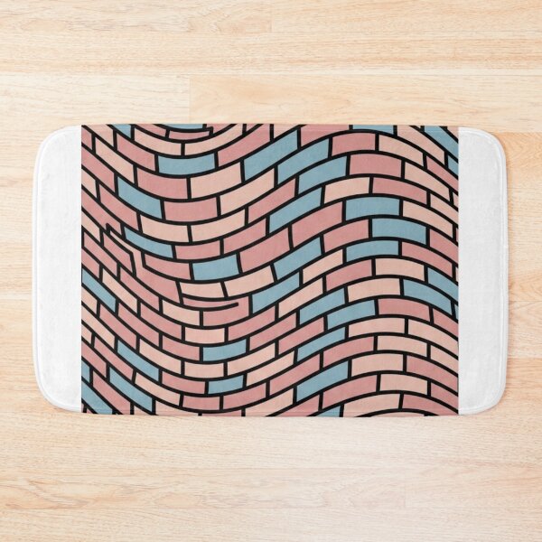 Item preview, Hypnotic Pastel Brick Wave: Trippy Geometric Art designed and sold by Dzblack.