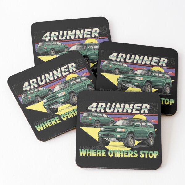 Item preview, Vintage style 3rd Gen 4Runner Retro Sunset Offroad Adventure Green designed and sold by Off-Road-Zone.