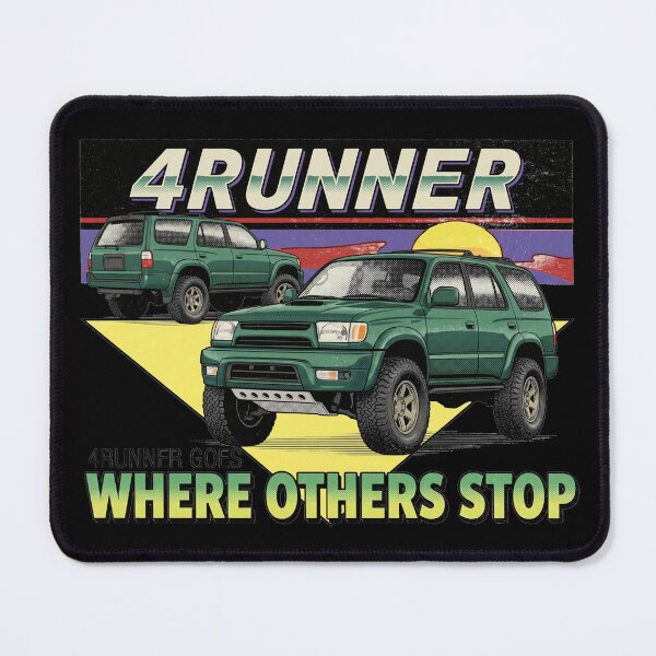 Item preview, Vintage style 3rd Gen 4Runner Retro Sunset Offroad Adventure Green designed and sold by Off-Road-Zone.