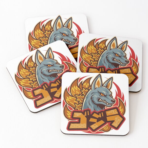 Item preview, Kaiju Kitsune: Godzilla Inspired Japanese Nine-Tailed Fox Illustration designed and sold by ORI-ginal Weirdos: The Weirdly Wonderful Crew.