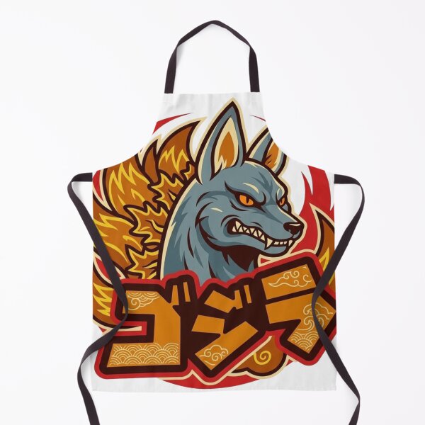 Item preview, Kaiju Kitsune: Godzilla Inspired Japanese Nine-Tailed Fox Illustration designed and sold by ORI-ginal Weirdos: The Weirdly Wonderful Crew.