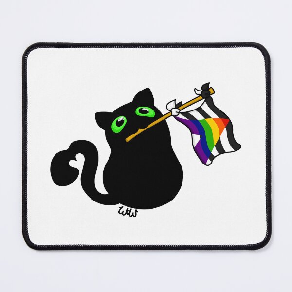 Item preview, Pride Flag Kitty - Ally designed and sold by WorksOfWhimsies.