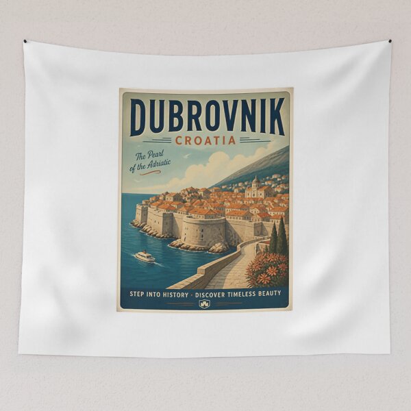 Item preview, Dubrovnik Croatia The Pearl Of The Adriatic Step Into History Discover Timeless Beauty Travel Vacation Souvenir designed and sold by Simsimah26Parks.