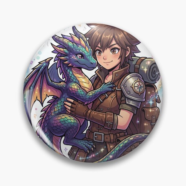 Item preview, Mystic Dragon Bond Adventure Sticker  designed and sold by Designertanya.
