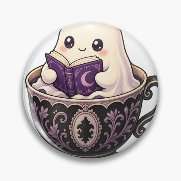 Item preview, Ghost Reading In A Gothic Teacup designed and sold by The-Art-of-D.