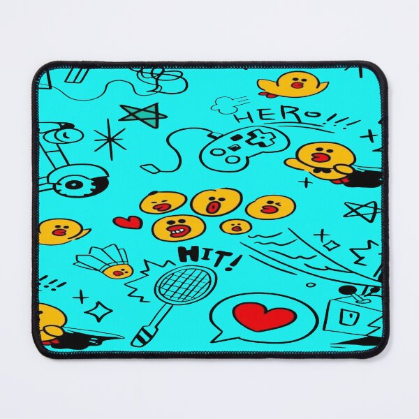 Item preview, Cute Kawaii Chicks - Doodles Pattern Gaming and Badminton Comic Book Style designed and sold by RAYBIL.