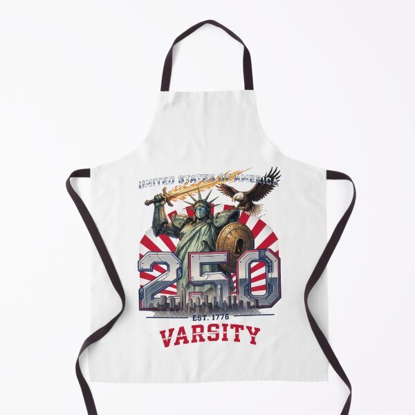 Item preview, USA 250 Statue of Liberty Sword Warrior Varsity 1776 Patriotic Mecha Design designed and sold by DarylWelsh2024.
