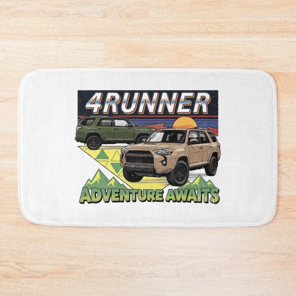 Item preview, Vintage Style 5th Gen 4Runner Retro Sunset Adventure Awaits [White Shirt Only] designed and sold by Off-Road-Zone.